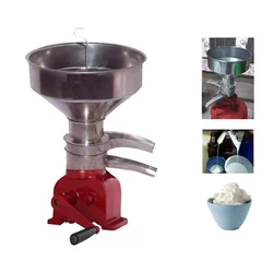 Made in India 60LPH Hand Operated Milk Cream Separator With MS Bowl & 8 Ltr Tank Capacity 